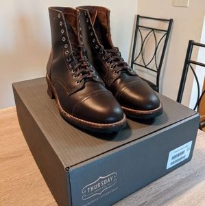 Thursday Loggers in Waxed Cacao Horween Leather
